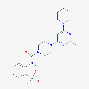 4-[2-Methyl-6-(piperidin-1-YL)pyrimidin-4-YL]-N-[2-(trifluoromethyl)phenyl]piperazine-1-carboxamide