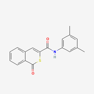 N-(3,5-dimethylphenyl)-1-oxo-1H-isothiochromene-3-carboxamide