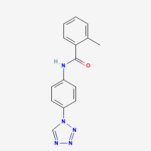 2-methyl-N-[4-(1H-tetrazol-1-yl)phenyl]benzamide