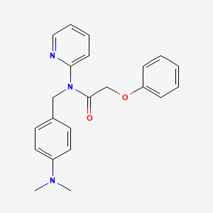 N-[4-(dimethylamino)benzyl]-2-phenoxy-N-(pyridin-2-yl)acetamide