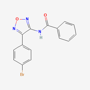 N-[4-(4-bromophenyl)-1,2,5-oxadiazol-3-yl]benzamide