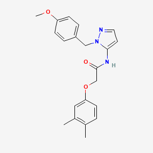 2-(3,4-dimethylphenoxy)-N-[1-(4-methoxybenzyl)-1H-pyrazol-5-yl]acetamide