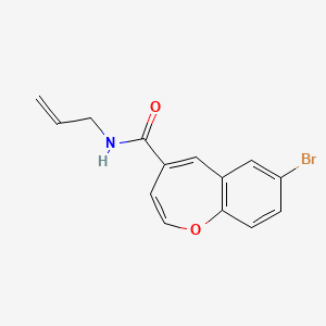 7-bromo-N-(prop-2-en-1-yl)-1-benzoxepine-4-carboxamide