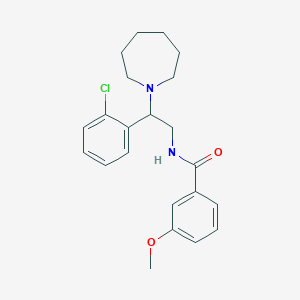 N-[2-(azepan-1-yl)-2-(2-chlorophenyl)ethyl]-3-methoxybenzamide