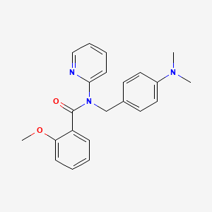 N-[4-(dimethylamino)benzyl]-2-methoxy-N-(pyridin-2-yl)benzamide