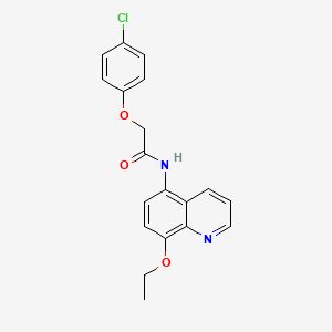 2-(4-chlorophenoxy)-N-(8-ethoxyquinolin-5-yl)acetamide