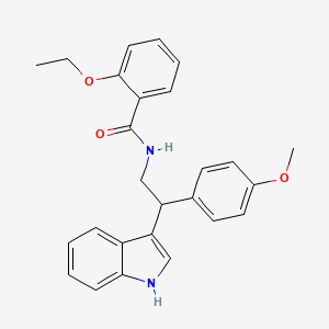 molecular formula C26H26N2O3 B11331493 2-ethoxy-N-[2-(1H-indol-3-yl)-2-(4-methoxyphenyl)ethyl]benzamide 