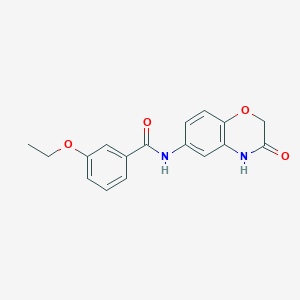 3-ethoxy-N-(3-oxo-3,4-dihydro-2H-1,4-benzoxazin-6-yl)benzamide