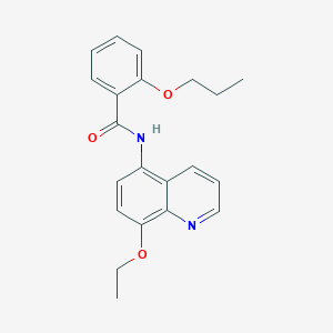 N-(8-ethoxyquinolin-5-yl)-2-propoxybenzamide