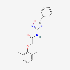 2-(2,6-dimethylphenoxy)-N-(5-phenyl-1,2,4-oxadiazol-3-yl)acetamide