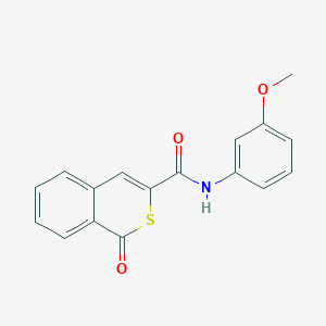 N-(3-methoxyphenyl)-1-oxo-1H-isothiochromene-3-carboxamide