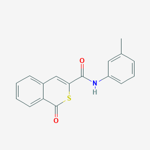 N-(3-methylphenyl)-1-oxo-1H-isothiochromene-3-carboxamide