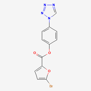 4-(1H-tetrazol-1-yl)phenyl 5-bromofuran-2-carboxylate