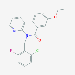 N-(2-chloro-6-fluorobenzyl)-3-ethoxy-N-(pyridin-2-yl)benzamide