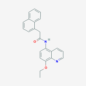 molecular formula C23H20N2O2 B11331925 N-(8-ethoxyquinolin-5-yl)-2-(naphthalen-1-yl)acetamide 