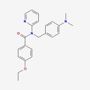 N-[4-(dimethylamino)benzyl]-4-ethoxy-N-(pyridin-2-yl)benzamide