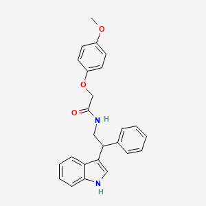 N-[2-(1H-indol-3-yl)-2-phenylethyl]-2-(4-methoxyphenoxy)acetamide