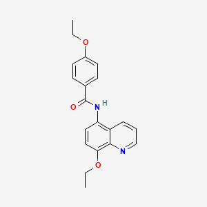 4-ethoxy-N-(8-ethoxyquinolin-5-yl)benzamide