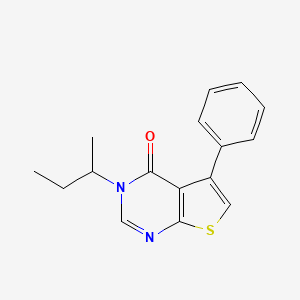 3-(butan-2-yl)-5-phenylthieno[2,3-d]pyrimidin-4(3H)-one