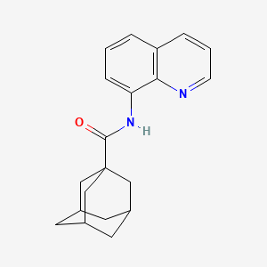 molecular formula C20H22N2O B11332231 N-quinolin-8-yladamantane-1-carboxamide CAS No. 71458-47-4