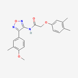 2-(3,4-dimethylphenoxy)-N-[4-(4-methoxy-3-methylphenyl)-1,2,5-oxadiazol-3-yl]acetamide