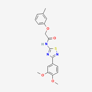 N-[3-(3,4-dimethoxyphenyl)-1,2,4-thiadiazol-5-yl]-2-(3-methylphenoxy)acetamide