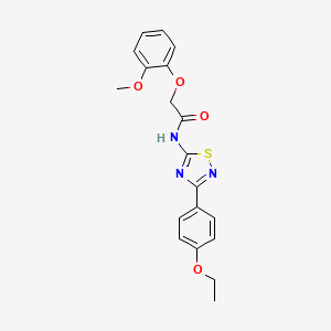 N-[3-(4-ethoxyphenyl)-1,2,4-thiadiazol-5-yl]-2-(2-methoxyphenoxy)acetamide