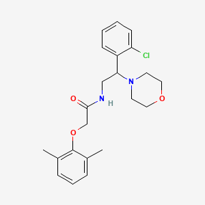 N-[2-(2-chlorophenyl)-2-(morpholin-4-yl)ethyl]-2-(2,6-dimethylphenoxy)acetamide