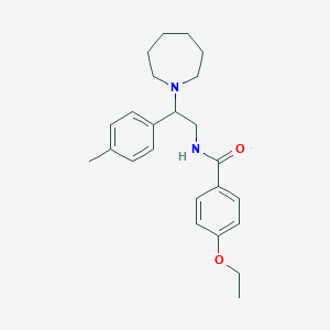 N-[2-(azepan-1-yl)-2-(4-methylphenyl)ethyl]-4-ethoxybenzamide