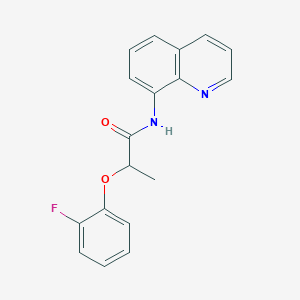 2-(2-fluorophenoxy)-N-(quinolin-8-yl)propanamide