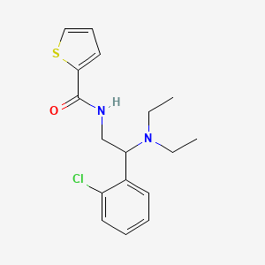 N-[2-(2-chlorophenyl)-2-(diethylamino)ethyl]thiophene-2-carboxamide