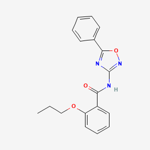 N-(5-phenyl-1,2,4-oxadiazol-3-yl)-2-propoxybenzamide