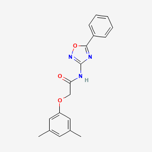 2-(3,5-dimethylphenoxy)-N-(5-phenyl-1,2,4-oxadiazol-3-yl)acetamide