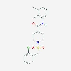 1-[(2-chlorobenzyl)sulfonyl]-N-(2,3-dimethylphenyl)piperidine-4-carboxamide