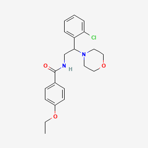 N-[2-(2-chlorophenyl)-2-(morpholin-4-yl)ethyl]-4-ethoxybenzamide