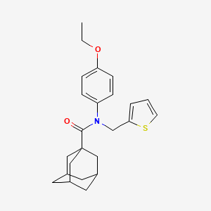 N-(4-Ethoxyphenyl)-N-[(thiophen-2-YL)methyl]adamantane-1-carboxamide