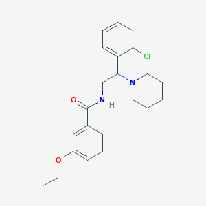 N-[2-(2-chlorophenyl)-2-(piperidin-1-yl)ethyl]-3-ethoxybenzamide