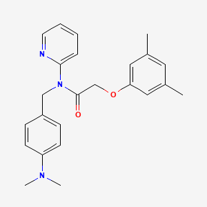 N-[4-(dimethylamino)benzyl]-2-(3,5-dimethylphenoxy)-N-(pyridin-2-yl)acetamide