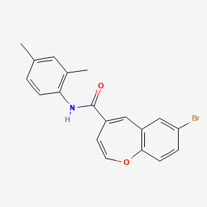 7-bromo-N-(2,4-dimethylphenyl)-1-benzoxepine-4-carboxamide