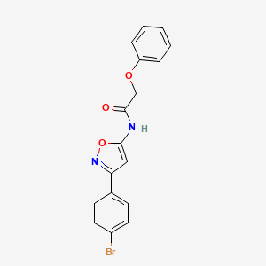 N-[3-(4-bromophenyl)-1,2-oxazol-5-yl]-2-phenoxyacetamide