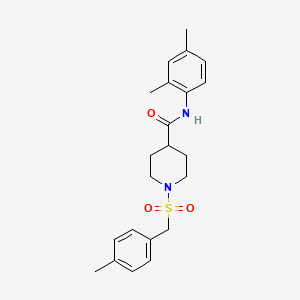 N-(2,4-dimethylphenyl)-1-[(4-methylbenzyl)sulfonyl]piperidine-4-carboxamide