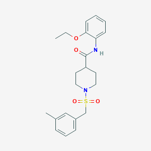 N-(2-ethoxyphenyl)-1-[(3-methylbenzyl)sulfonyl]piperidine-4-carboxamide