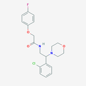 N-[2-(2-chlorophenyl)-2-(morpholin-4-yl)ethyl]-2-(4-fluorophenoxy)acetamide