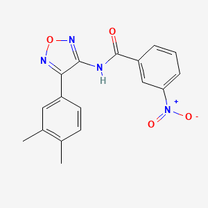 N-[4-(3,4-dimethylphenyl)-1,2,5-oxadiazol-3-yl]-3-nitrobenzamide