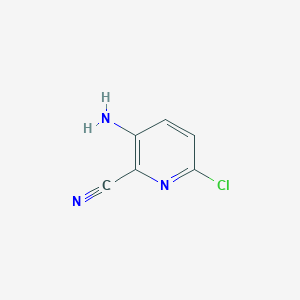 B113337 3-Amino-6-chloropyridine-2-carbonitrile CAS No. 95095-84-4