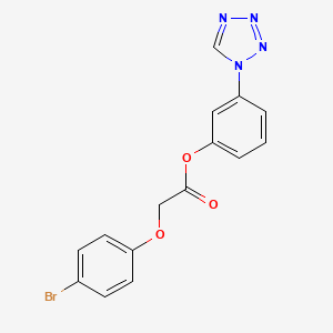 3-(1H-tetrazol-1-yl)phenyl (4-bromophenoxy)acetate