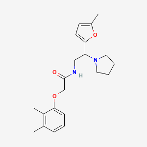 2-(2,3-dimethylphenoxy)-N-[2-(5-methylfuran-2-yl)-2-(pyrrolidin-1-yl)ethyl]acetamide