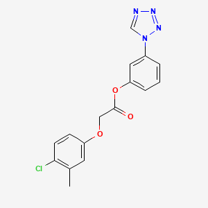 3-(1H-tetrazol-1-yl)phenyl (4-chloro-3-methylphenoxy)acetate