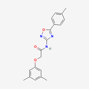 2-(3,5-dimethylphenoxy)-N-[5-(4-methylphenyl)-1,2,4-oxadiazol-3-yl]acetamide