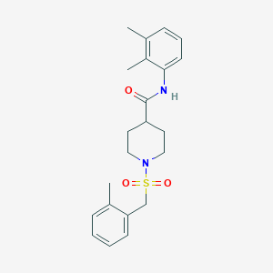 N-(2,3-dimethylphenyl)-1-[(2-methylbenzyl)sulfonyl]piperidine-4-carboxamide